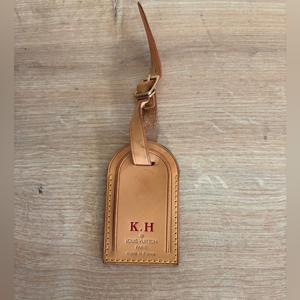 Authentic Louis Vuitton id tag