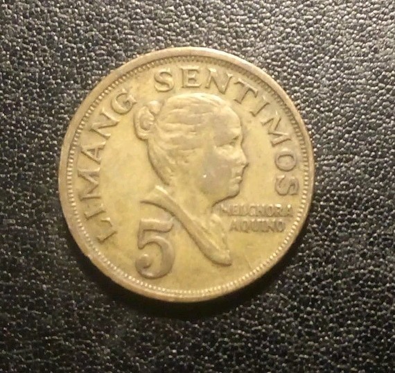 1972 Philippines Five Sentimos Coin
