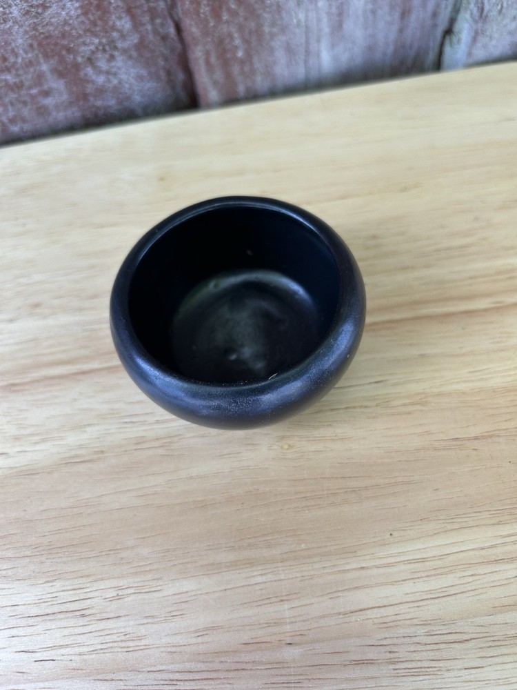 Vintage Black stoneware Pot