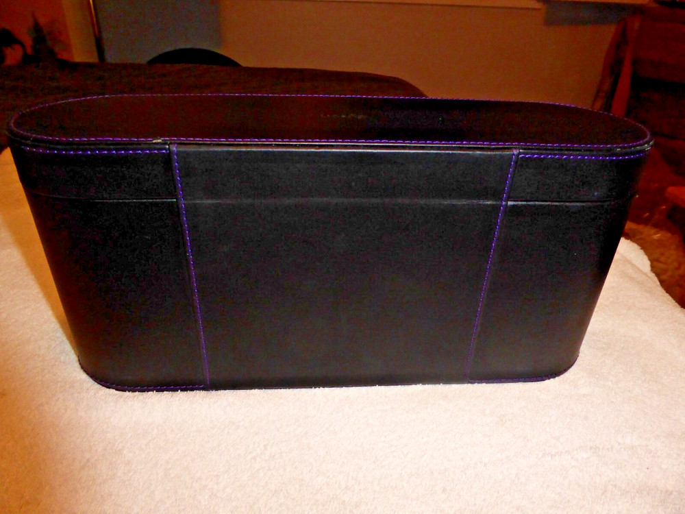 Dyson Presentation Box Only, Black W/ Purple Stitching