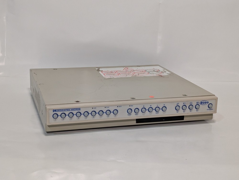 Dedicated Micros Eco9B CD-300GB 9 Channel Networked DVMR Multiplex Recorder