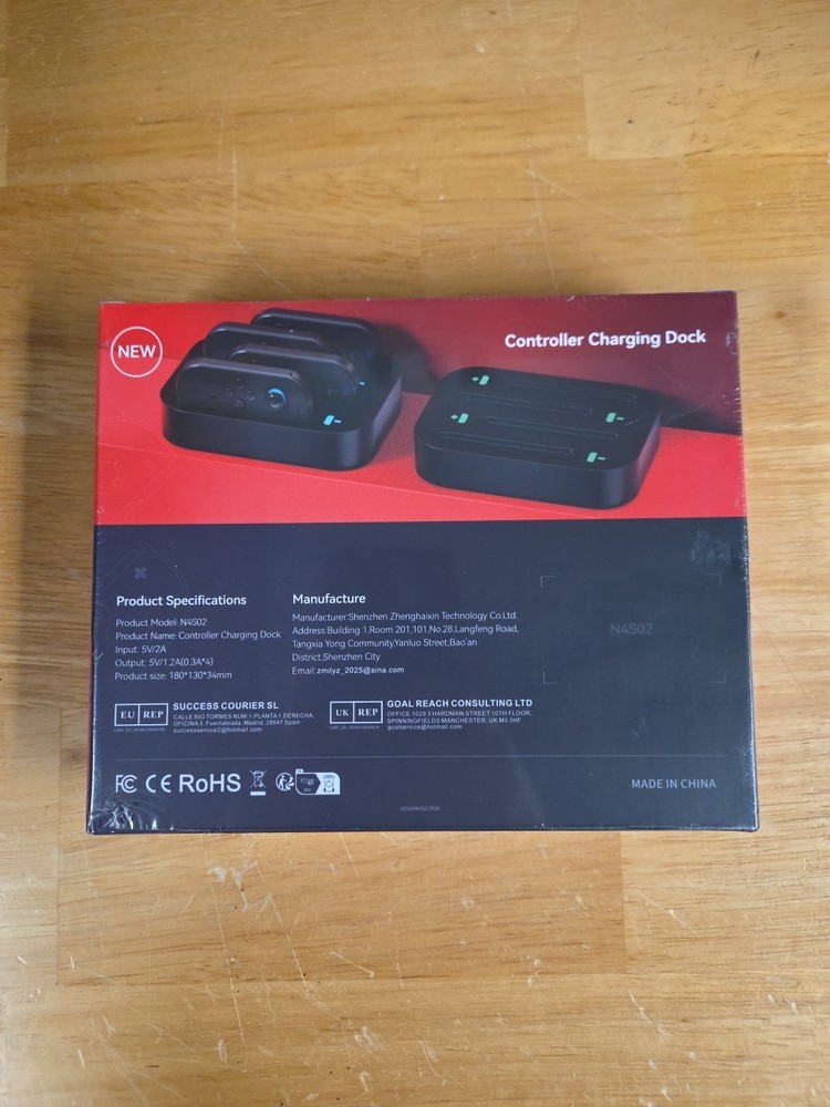 Charging Dock for Nintendo Switch 2 Joy-Cons Controller (4) Charging Terminals