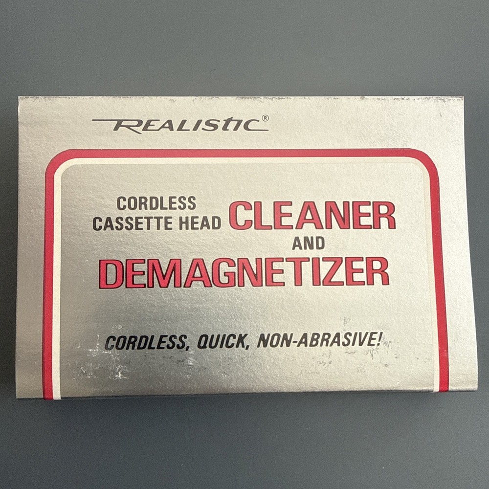 Realistic Cordless- Cassette Head Cleaner -