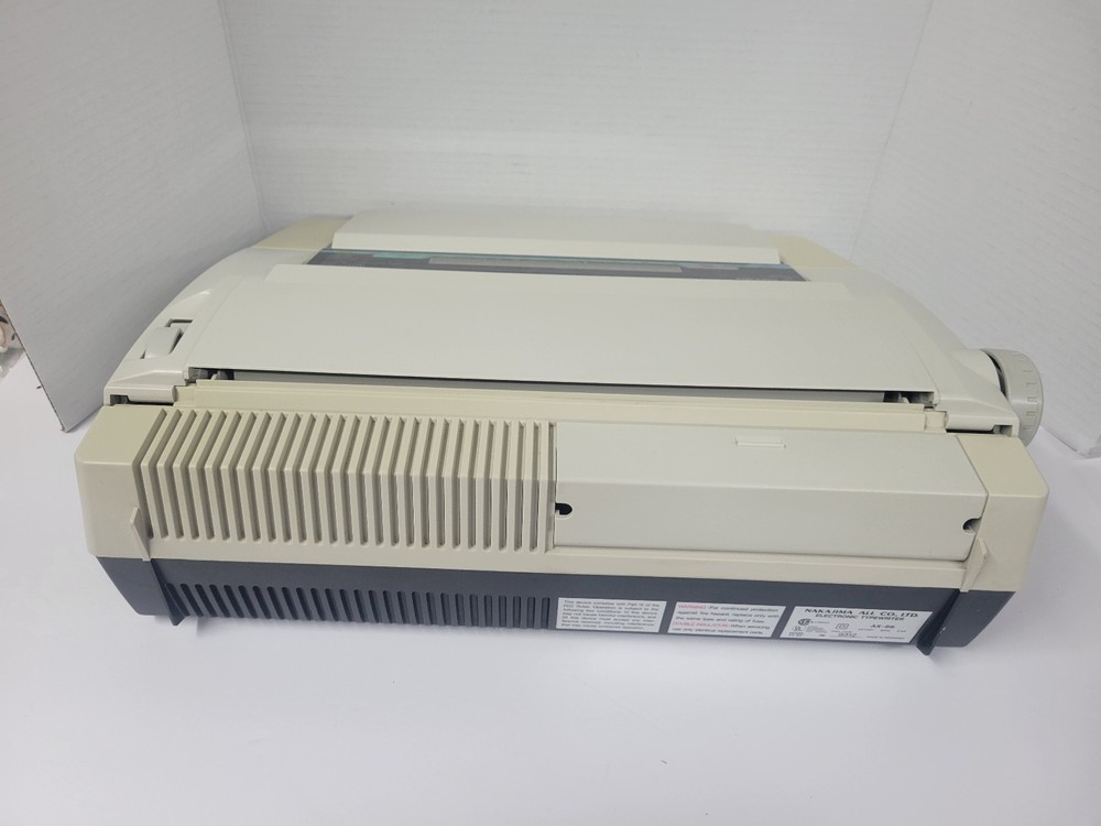 Nakajima WPT-66 Portable Electronic Word Processing Typewriter Tested