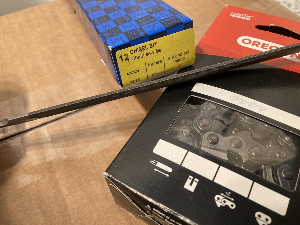 PFERD Double Bevel Chisel Bit Chainsaw File 17082