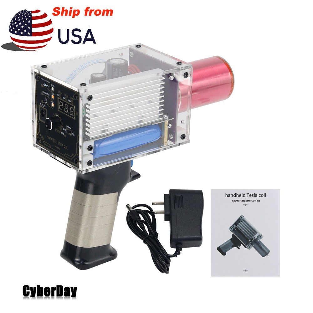 US Enhanced Version Tesla Coil Gun Magnetic Energy Generator 3rd Generation Plus