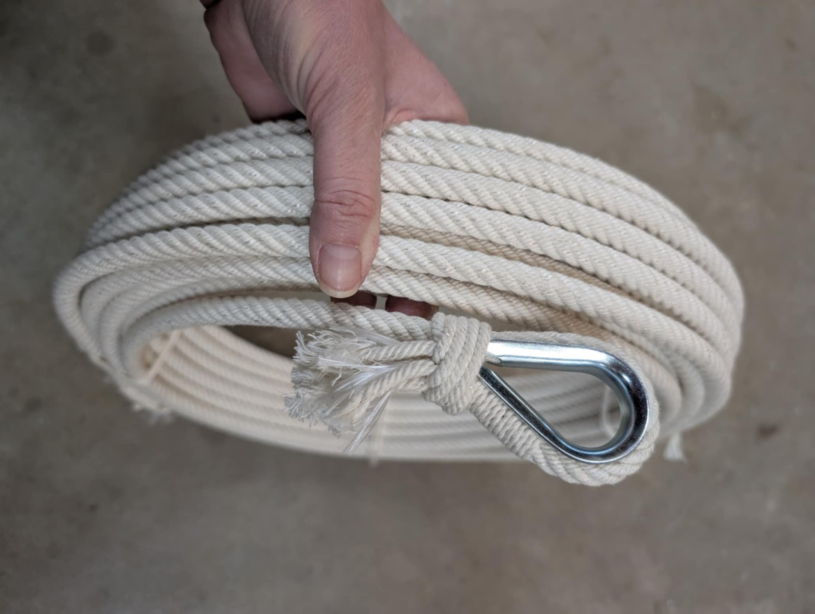 60' Soft Lay Ranch Rope with Metal Honda