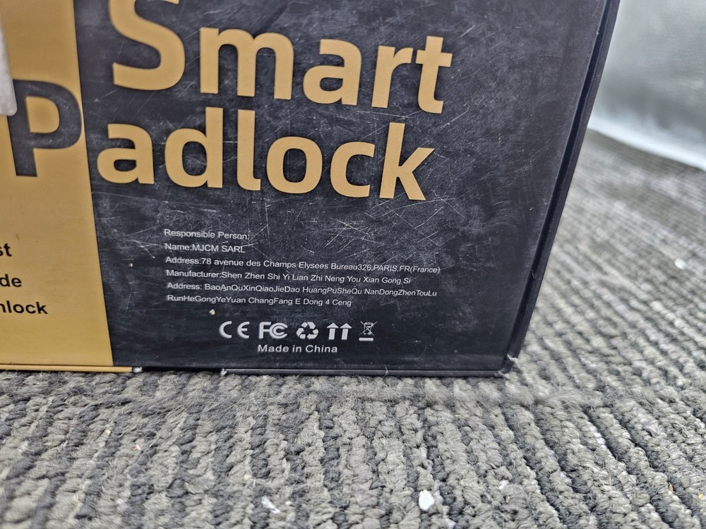 Pothunder Heavy Duty Smart Padlock, Gate Lock Padlock with Key Code and RFID