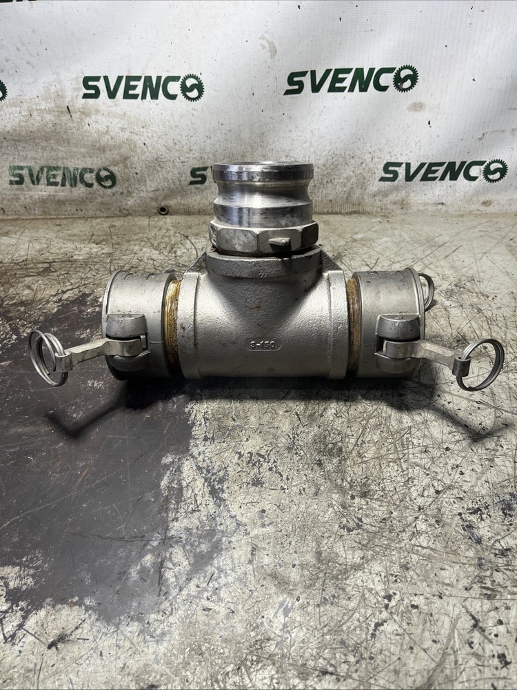 Cam and Groove T-Pipe Fitting 3"   3-150