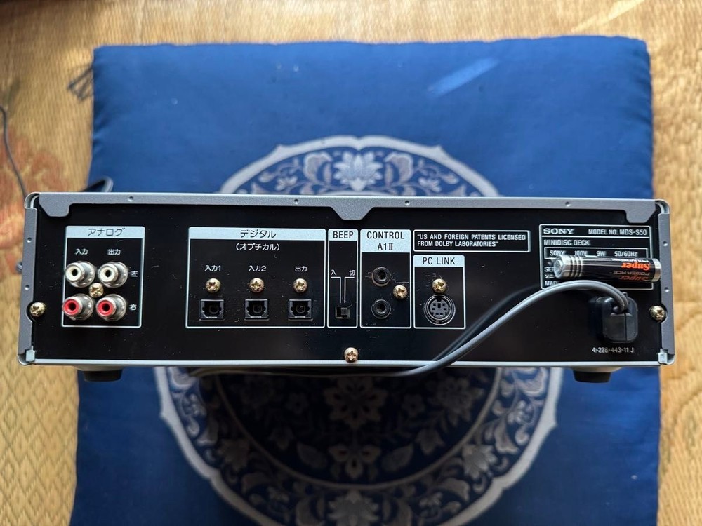 SONY MDSS50 MD Deck MDLP compatible Recorder Player working tested w/remote