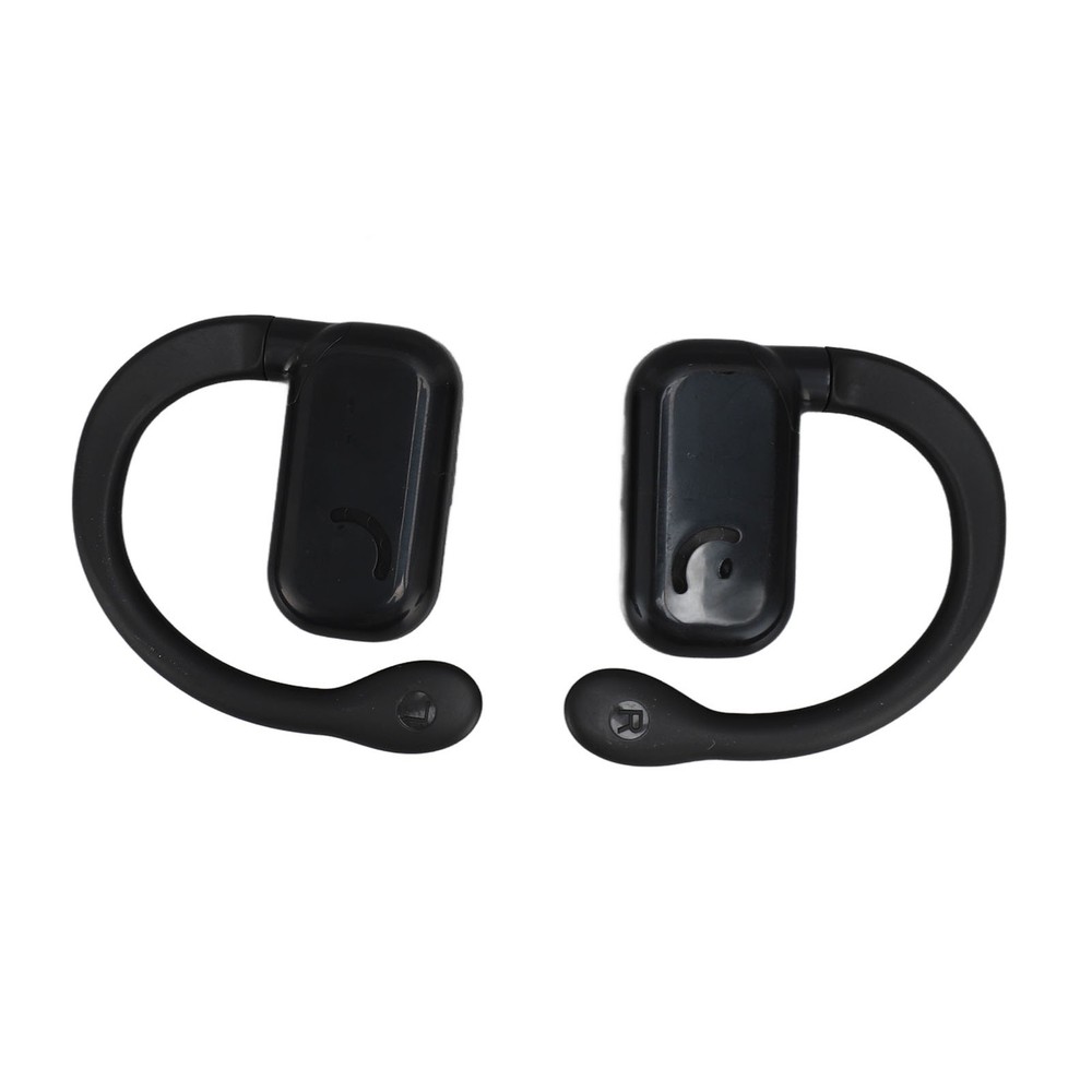 (Black)144 Languages Translator Earbuds Touch Control Earhooks Language