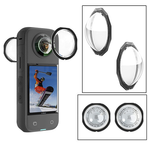 Lens Guards Cap Cover Lens Protector Sticky For Insta360 ONE X3 Sports Camera