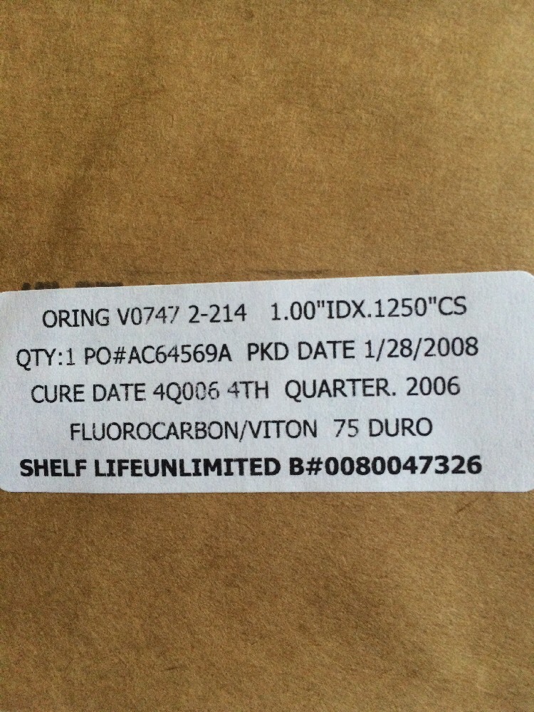 2pcs O-Ring Parker 2-214 V747-75