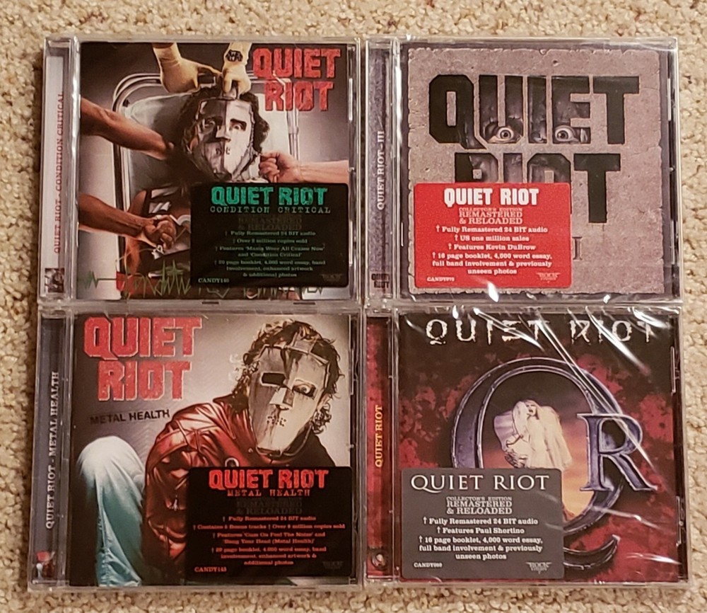 QUIET RIOT - Rock Candy Remastered Edition - 4 CD Bundle