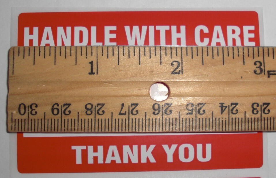 FRAGILE Handle With Care Stickers 2" x 3" Pack of 30 (THIRTY) Self Stick Labels