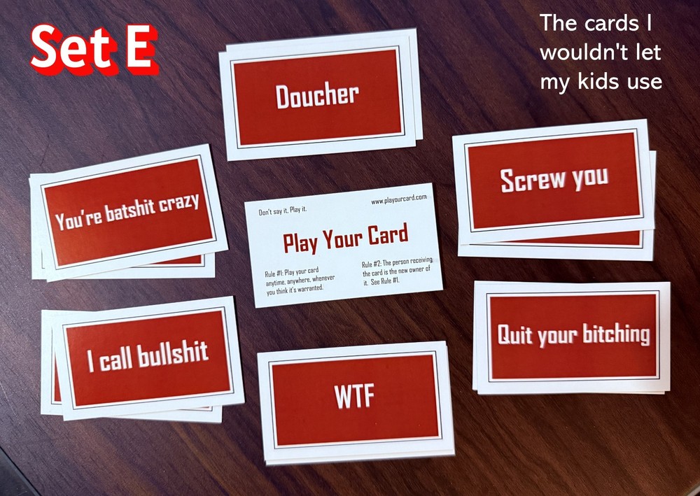 Conversation Starter Cards.