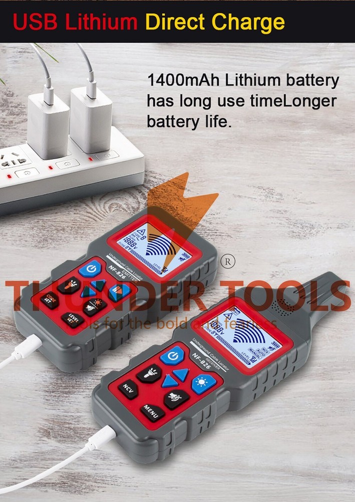 Thunder Tools NOYAFA NF-826 Underground Cable Locator Wire Tracking