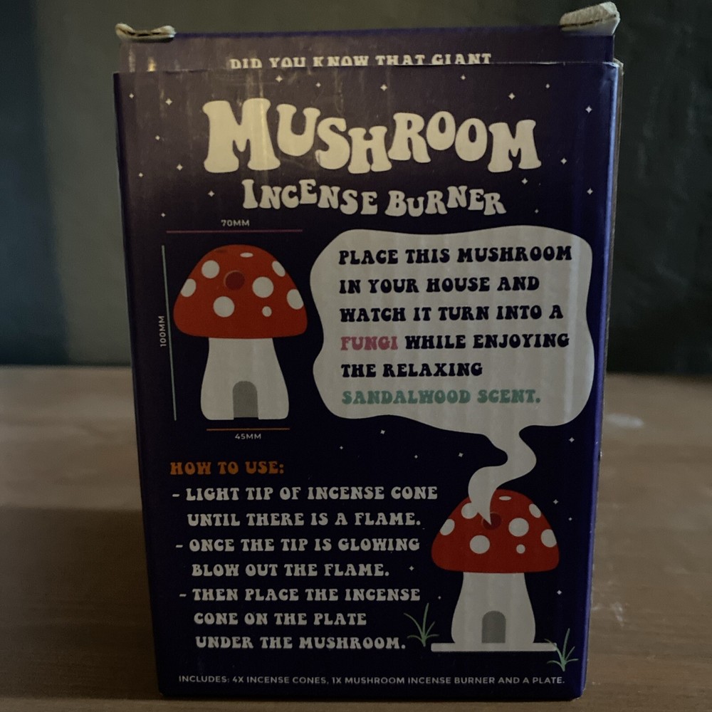 Mushroom Incense Burner