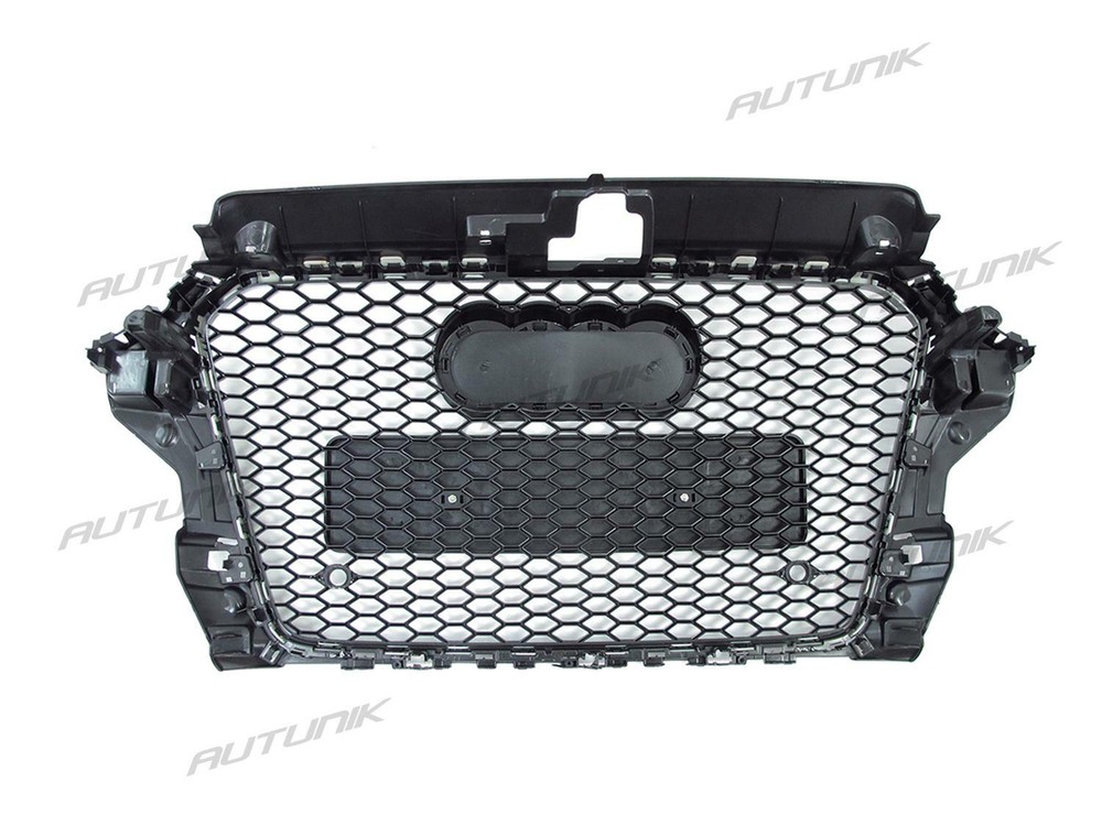 For 2013-2016 Audi A3 S3 Front Grille Honycomb Bumper Grill RS3 Style