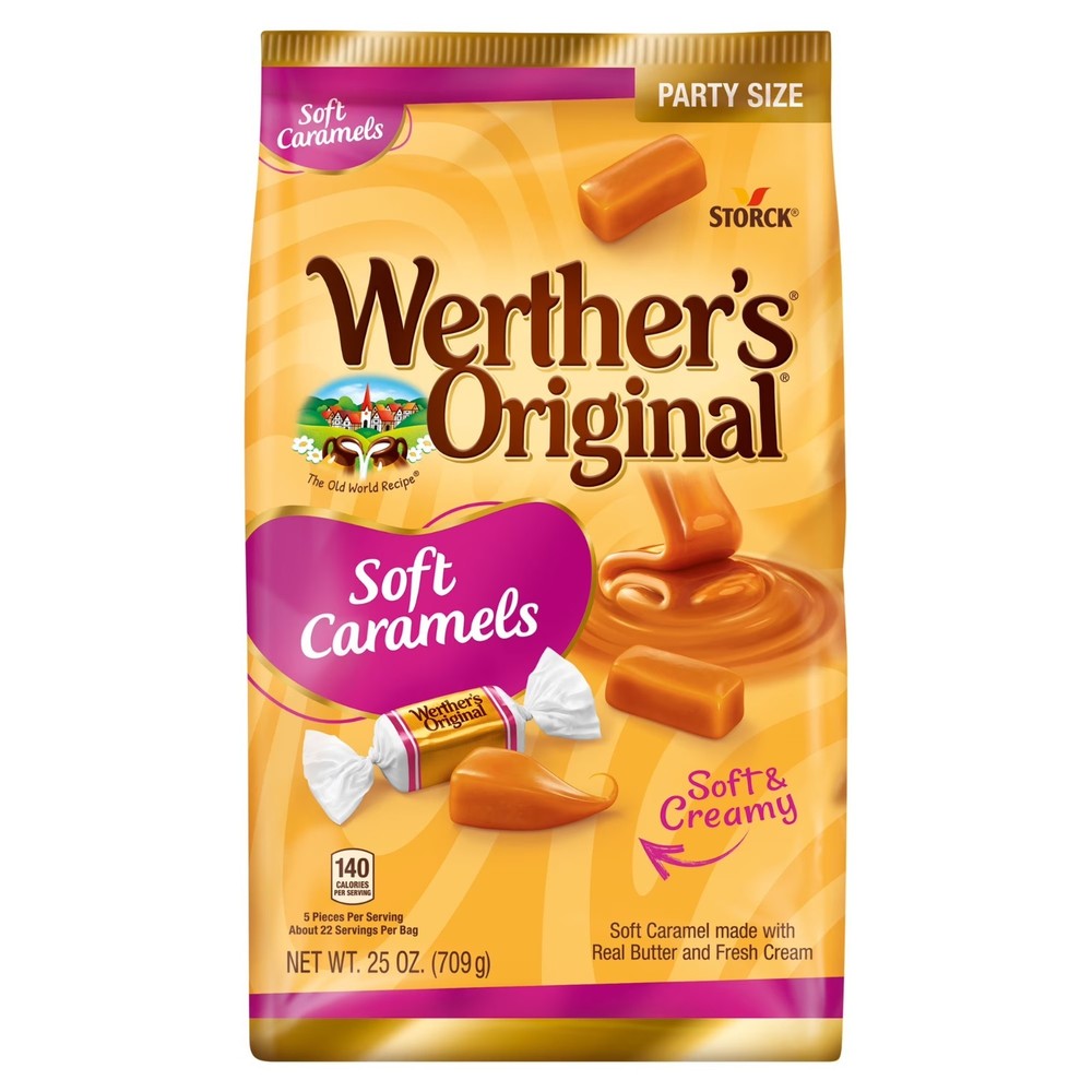 Werther's Original Soft Caramel Candy, 25 oz.