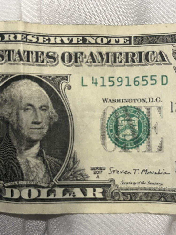 U.S. Dollar bill Error