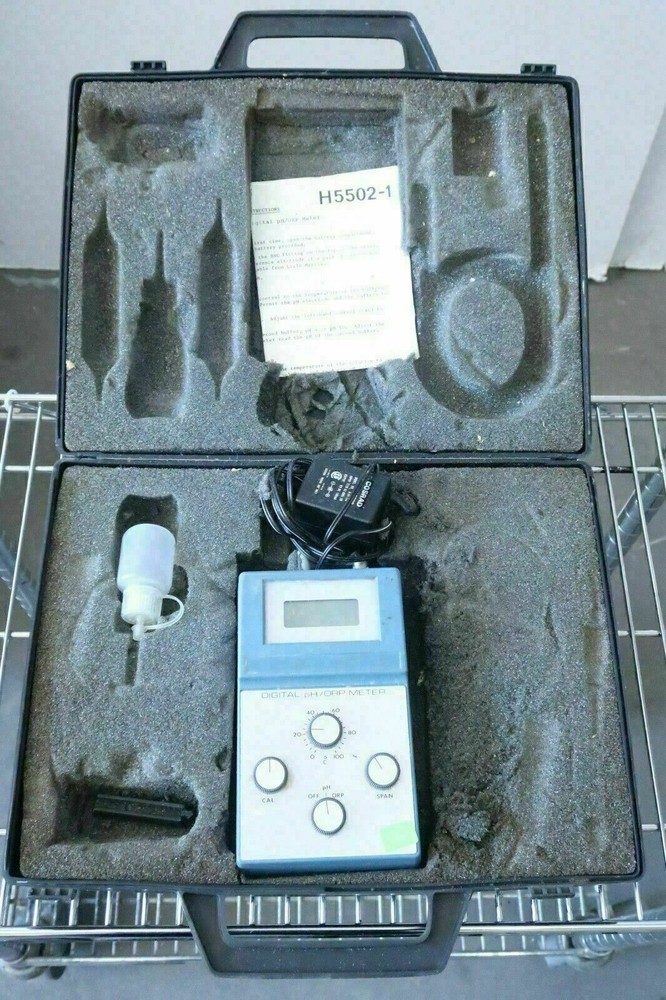 Digital pH/ORP Meter H5502-1 with Cosrad Power Cable & Carrying Case