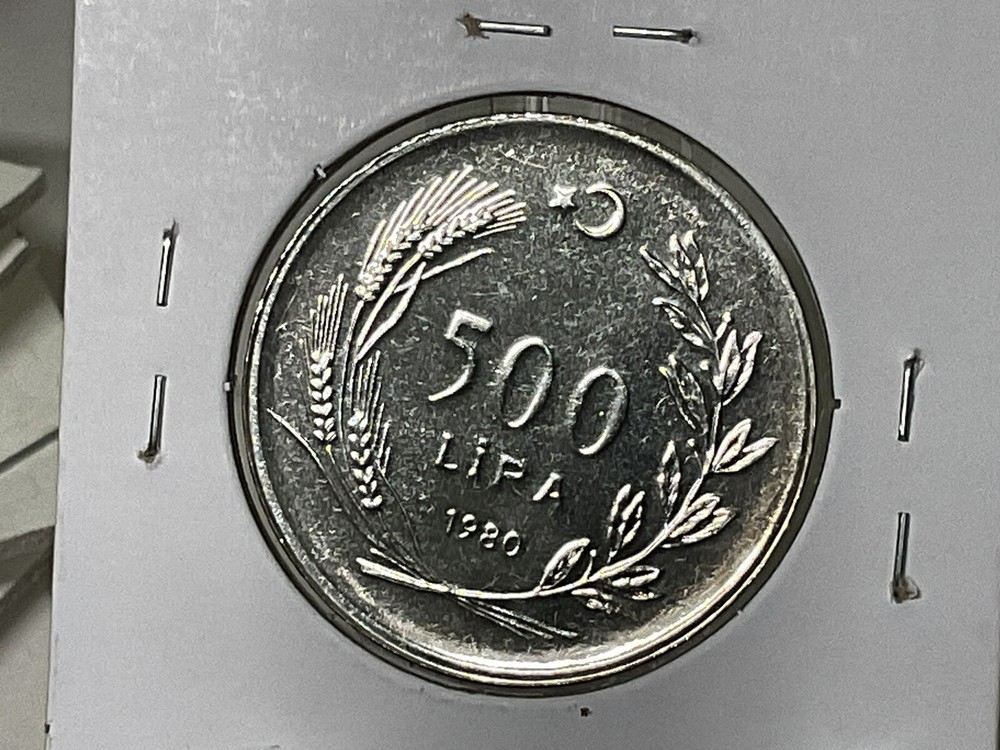 1980 Turkey 500 Lira