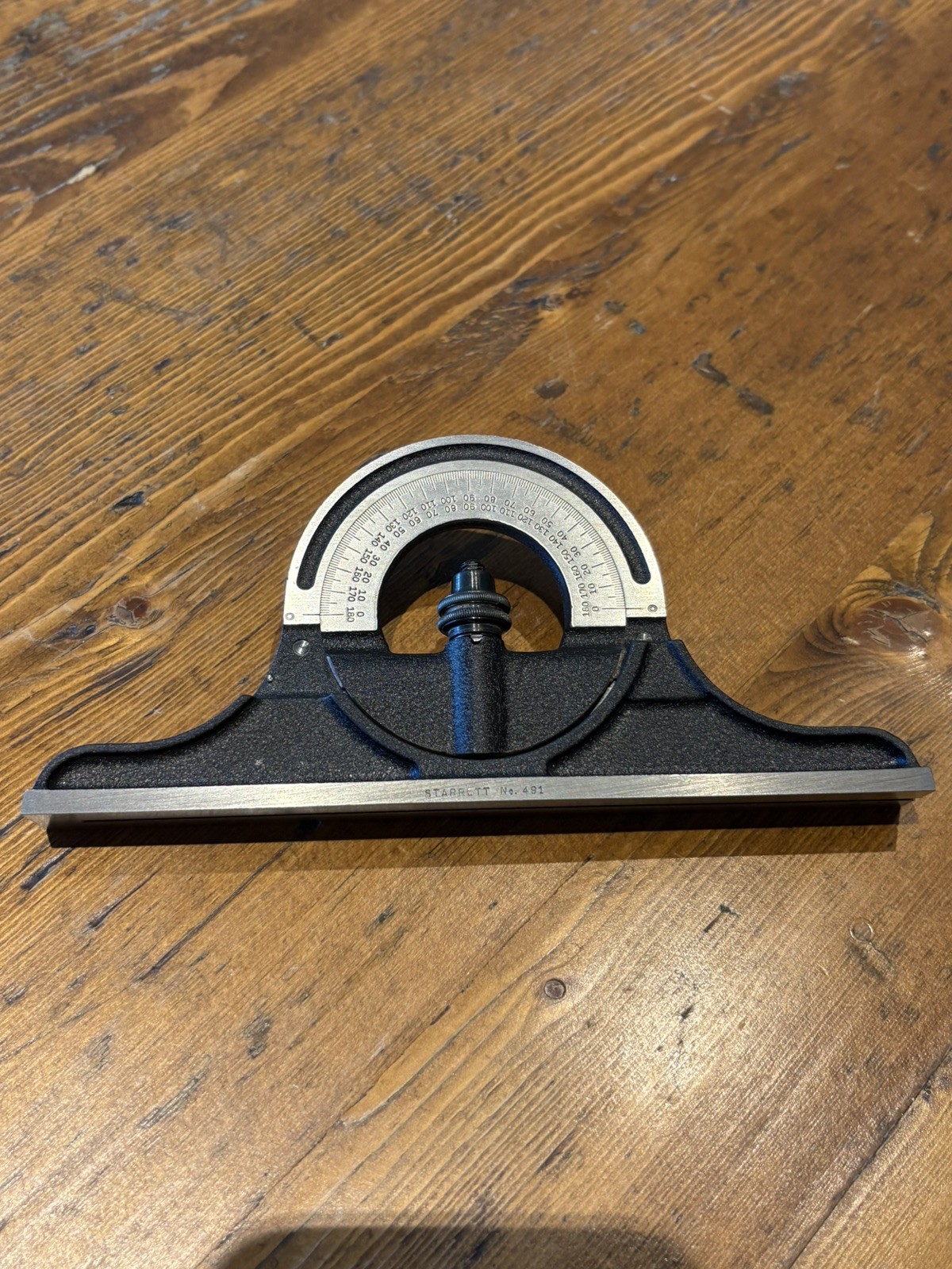 NEW IN BOX Starrett Combination Bevel Protractor Head (PR-1224W)