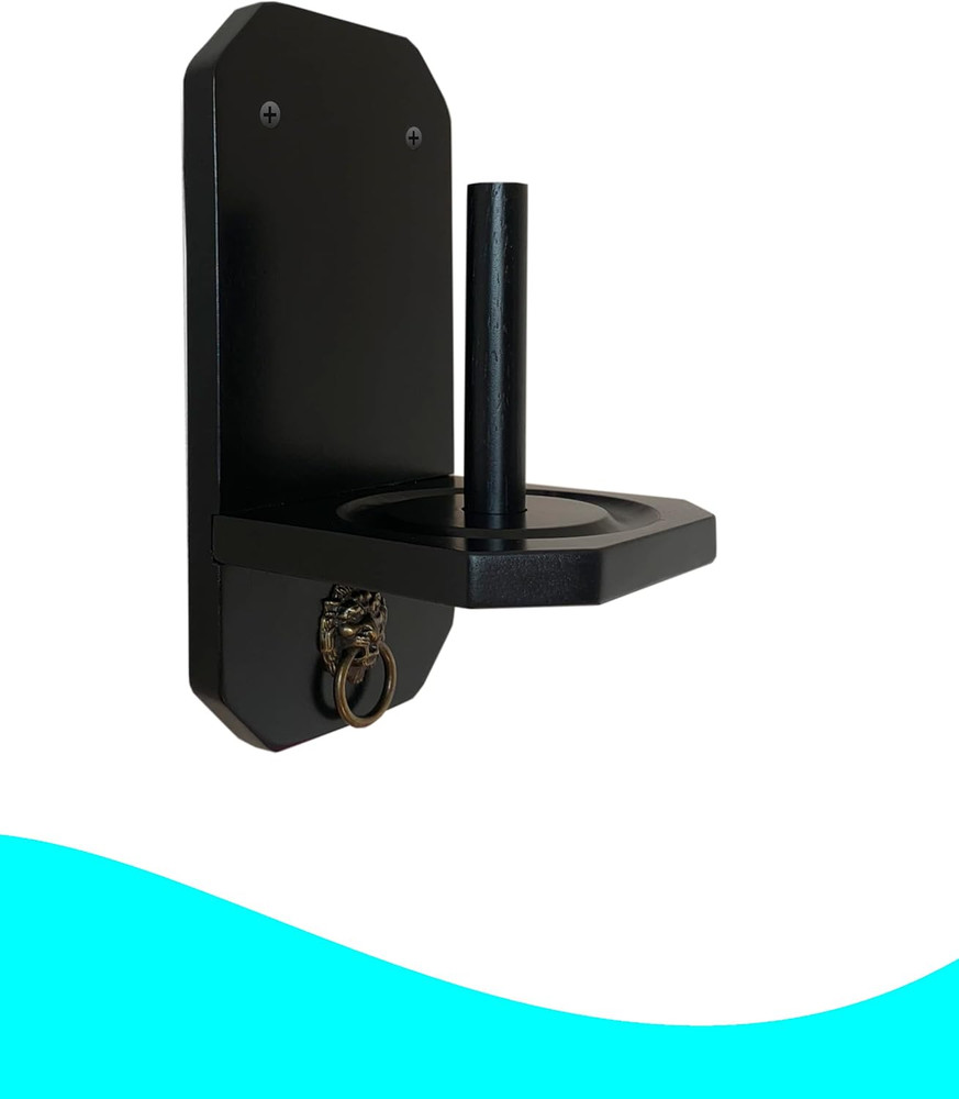 Wall Mounted Cone Chalk Holder, Pool Table Accessory, Solid Wood Hand Chalk Hold