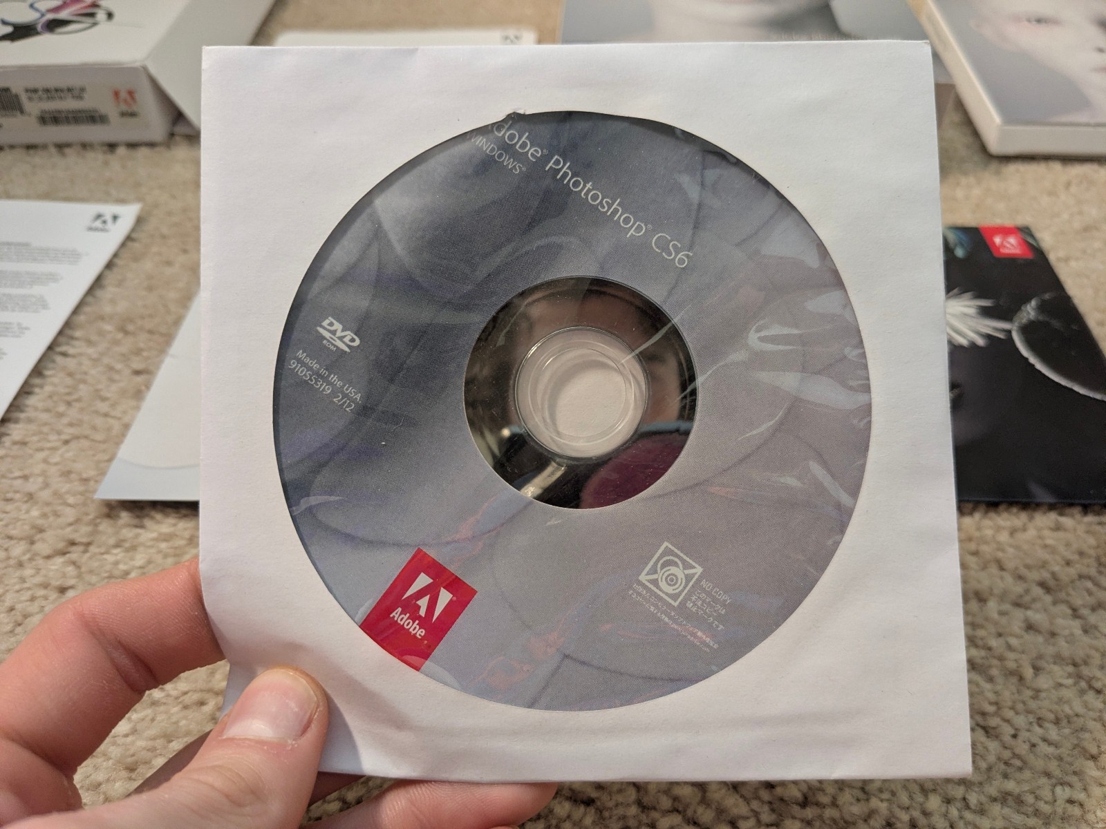 Adobe Photoshop CS6 for Windows - Disc and Serial Number - FREE RETURNS