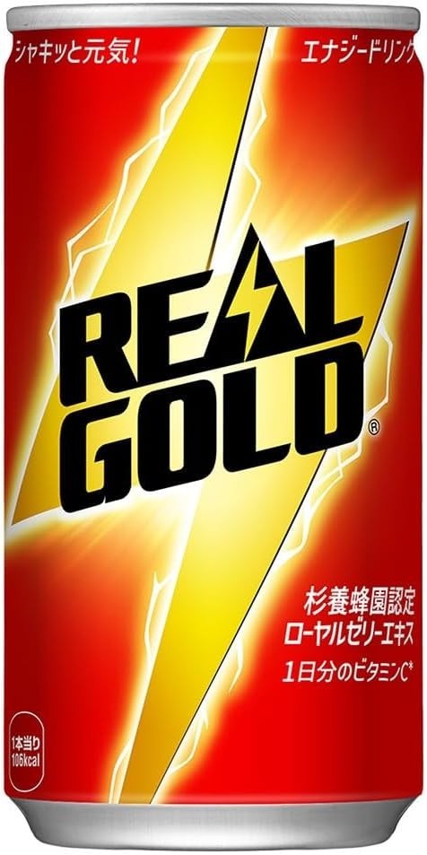 Coca Cola Japan Real Gold energy drink 190ml 30 Cans, FREE SHIPPING