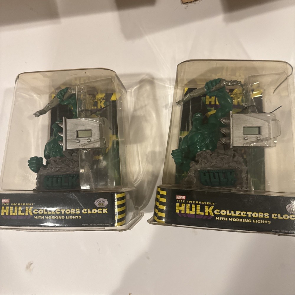 Incredible Hulk Collectors Clock