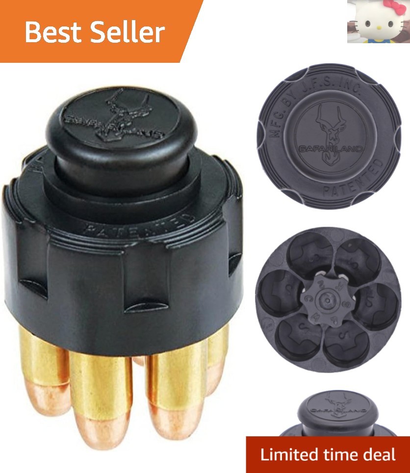 User-Friendly COMP II Speedloader - Secure and Sleek Black Design for Firearms