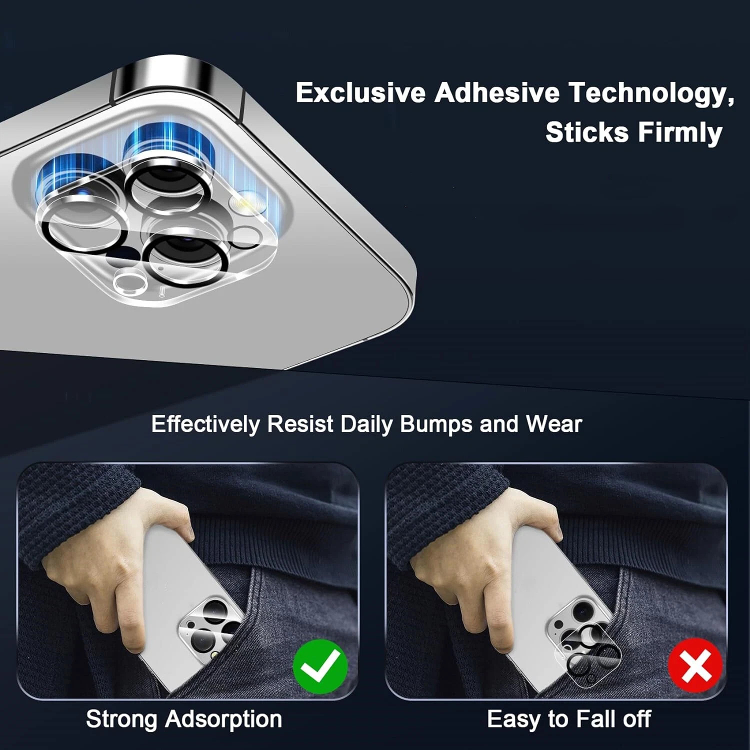 LOT Back Camera Lens Glass Protector for iPhone 16 15 14 13 12 11 Pro Max Plus