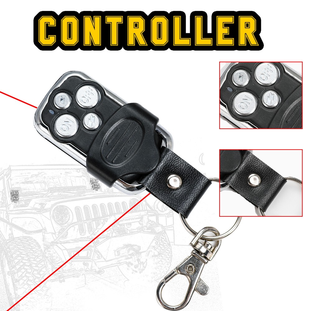 Strobe Switch Wireless Remote Control For Wiring Harness Kit LED Light Bar 12V