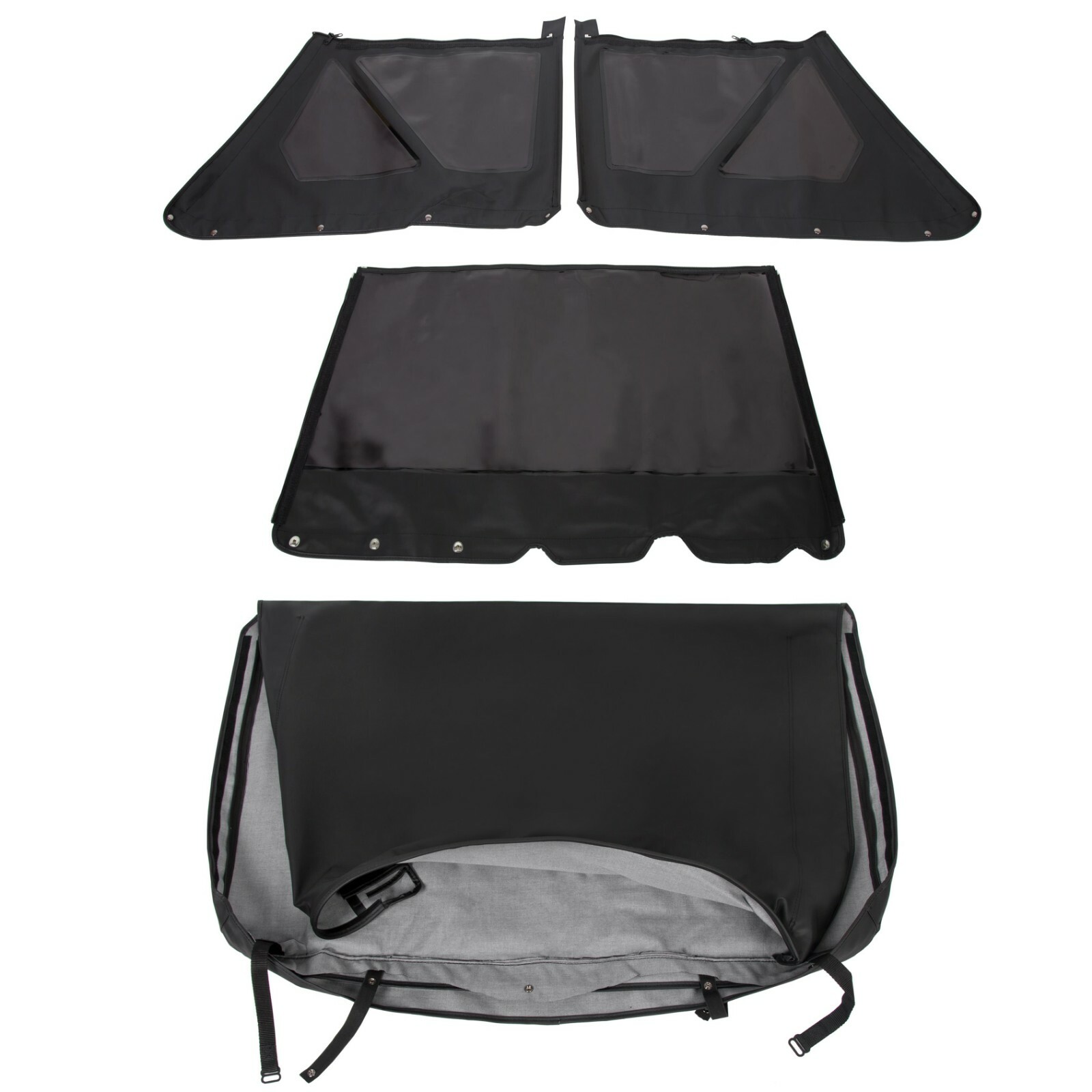 KOJEM For 86-94 Suzuki Samurai Replacement Soft Top w/ Removable Tinted Windows