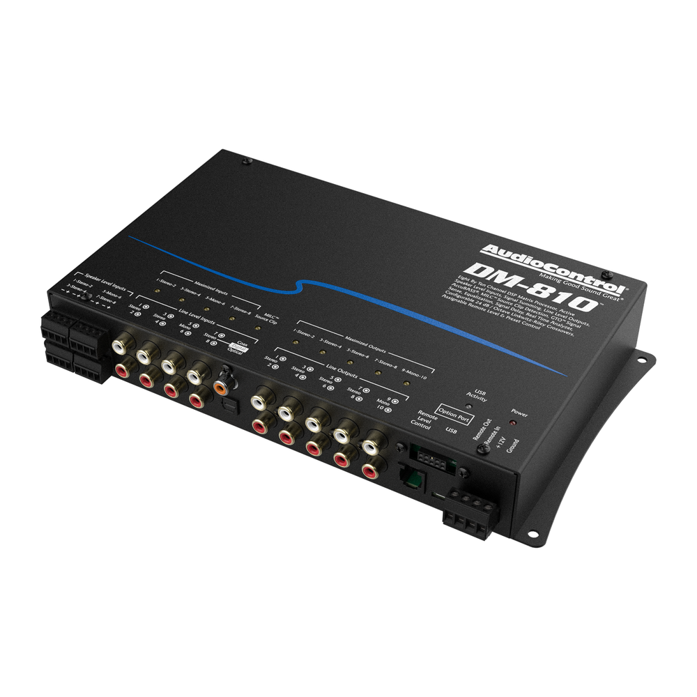 AudioControl DM-810 DSP Matrix Digital Signal Processor 8-CH Input/10-CH Output
