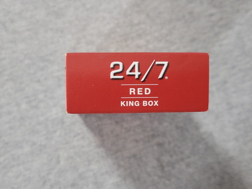 Collectible 24/7 Red Kings Used EMPTY Cigarette Box Pack