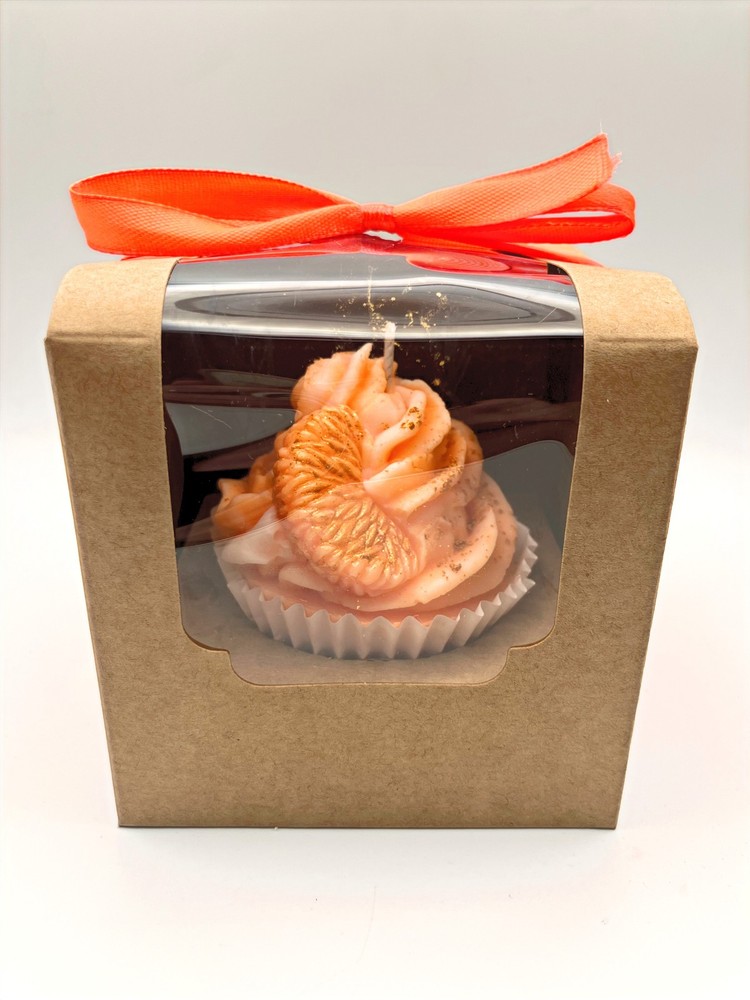 Orange Cream Cupcake Candle