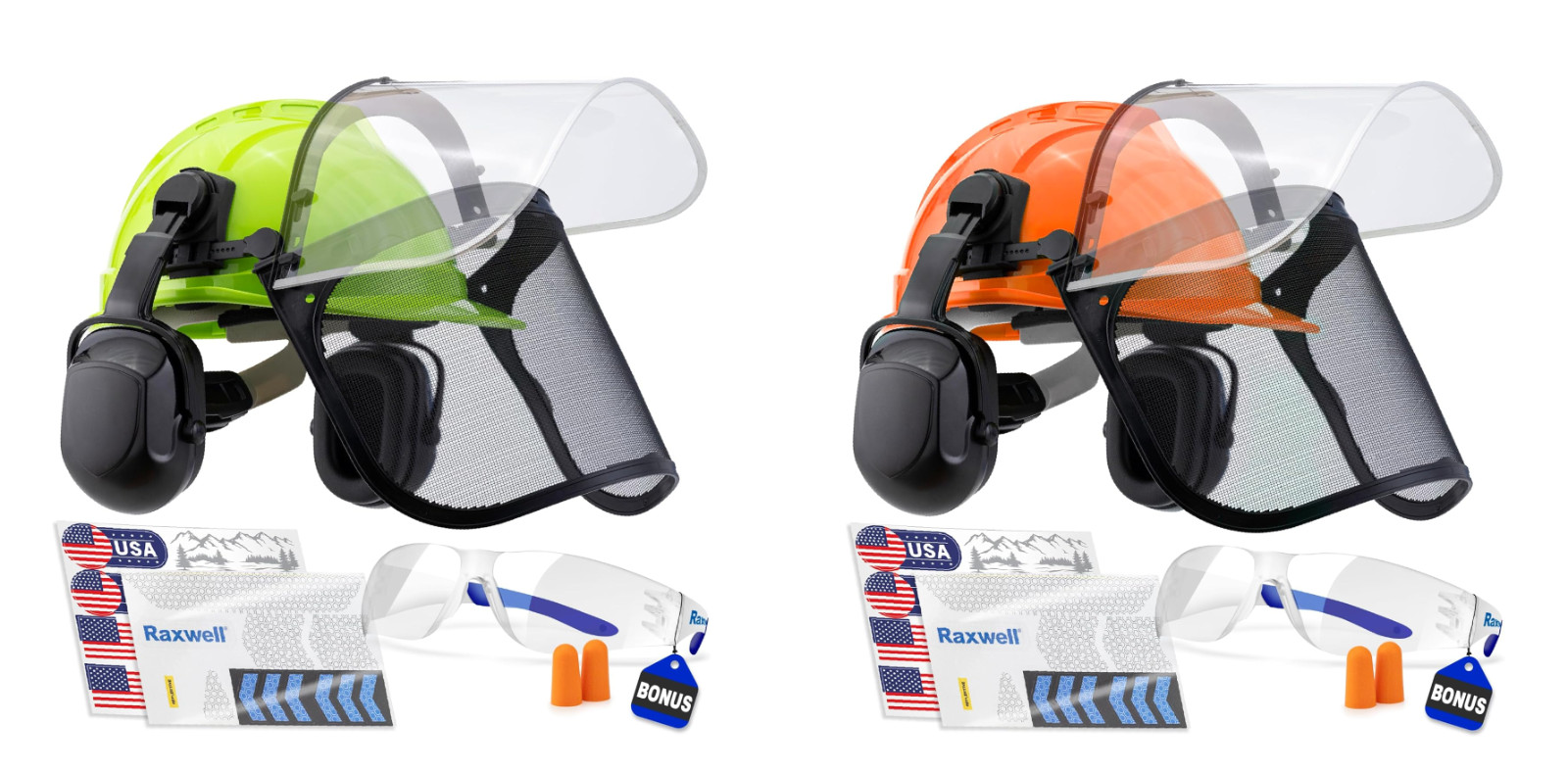 Chainsaw Helmet with Ear Protection Forestry Safety Helmet with Mesh Face Shield