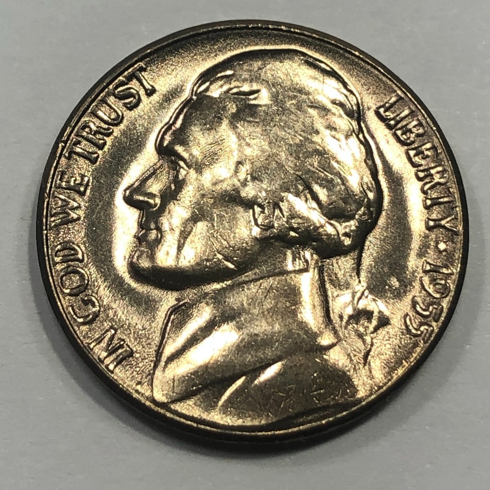 1955 Jefferson 5 cent - Uncirculated