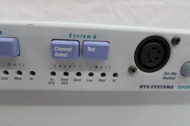 RTS INTERCOM/IFB SYSTEM Interface and User Station