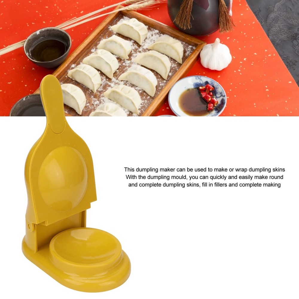 2 in 1 Dumpling Maker, Kitchen Dumpling Press Tool, Manual Dumpling Dough Pre...