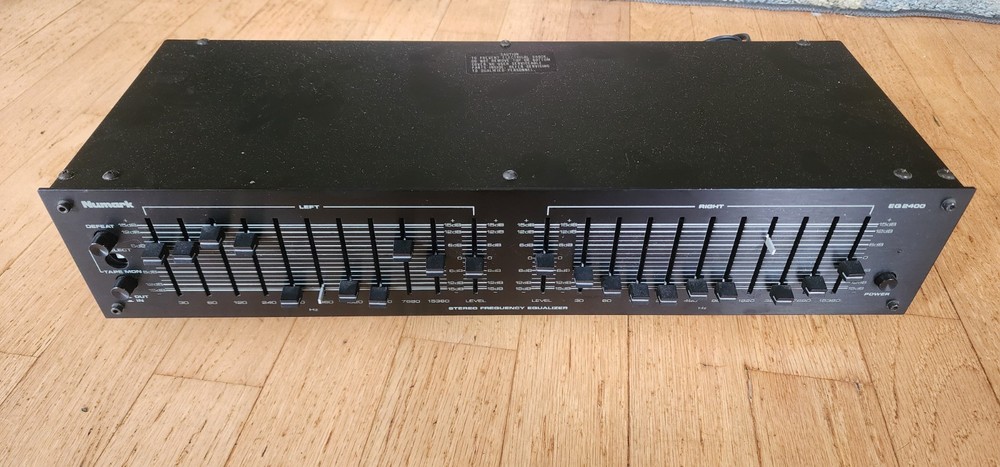 Numark Eq-2400 Equalizer Stereo Frequency **Missing Two Knobs & 1 Button**