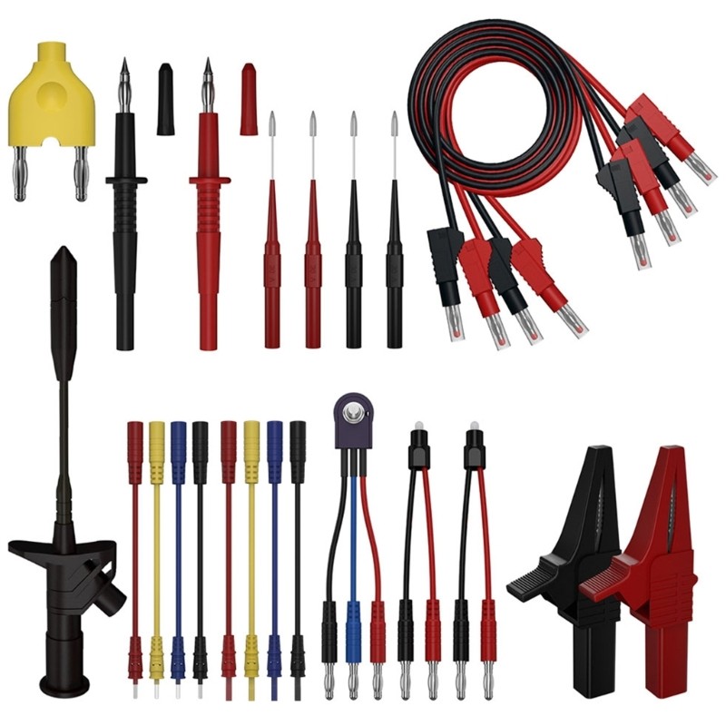 25pcs Multimeter Test Leads Set with Probe for Electrical Terminal Testing