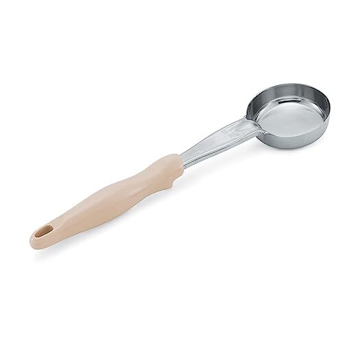 Vollrath 6433335 Ivory Round 3 Oz. Solid S/S Spoodle