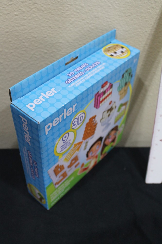 PERLER FUSED BEADS kit--nine 3D projects NEW