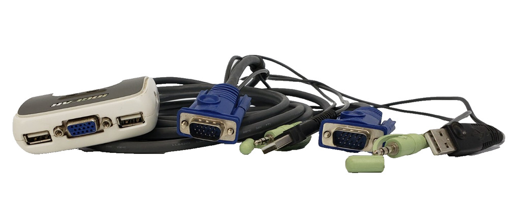 IOGEAR 2-Port VGA USB Compact KVM Switch Box - GCS632U