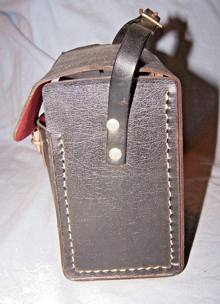 1960-70s Hoppy Model G2 Split Image Transit Calibration System w/Leather Case