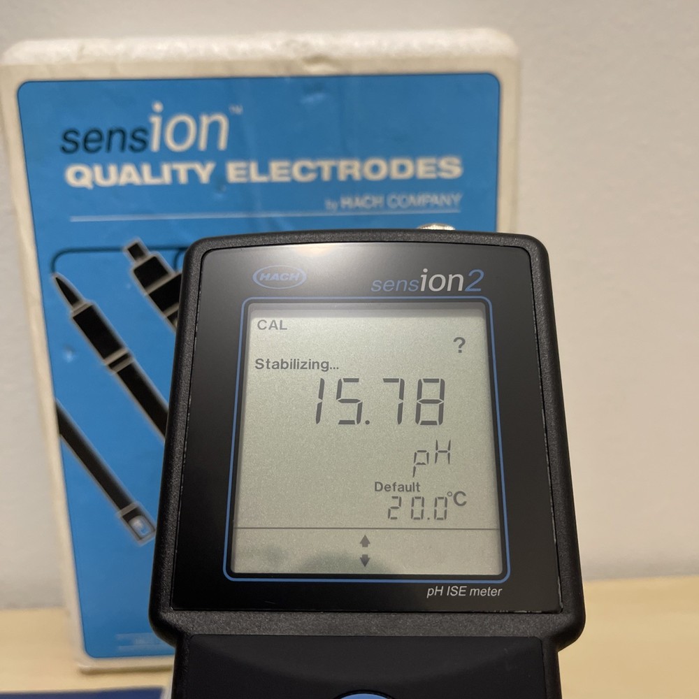 HACH SENSION 2 PH ISE METER w/2 electrodes